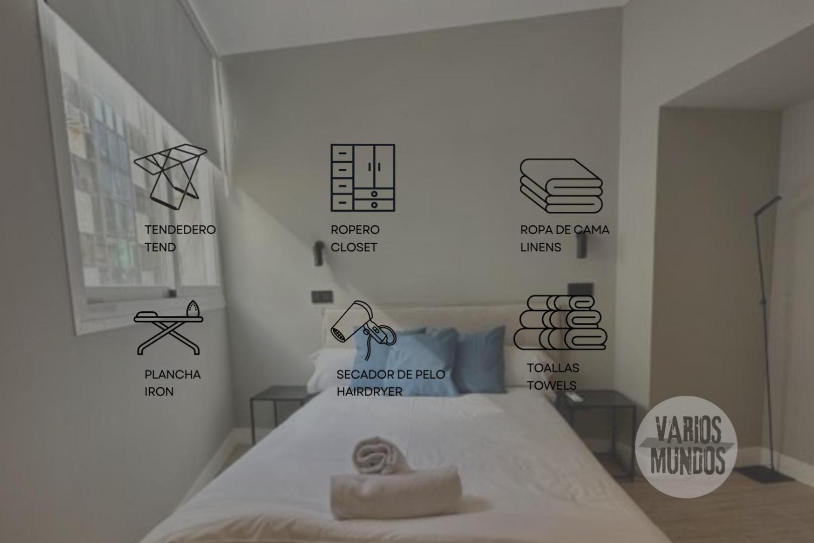 Central Apt De 2Hab Para 5Pax En Calle Silva E2 Madri Exterior foto